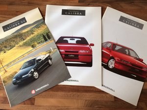 Vauxhall Calibra sales brochures VENDUTO
