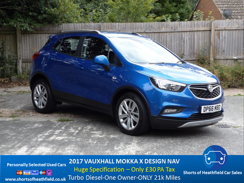 2017 Vauxhall Mokka X Design 1.6 CDTi Nav VENDUTO