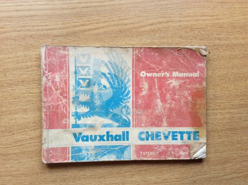 1980 Vauxhall Chevette Owners Manual  In vendita