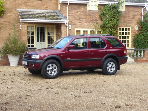 1999 Vauxhall Frontera 3.2 V6 Manual Low Mileage + Full History For Sale