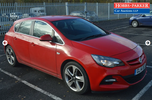 2014 Astra Limited Edition Turbo 53,888 Miles for auction 25th In vendita all'asta