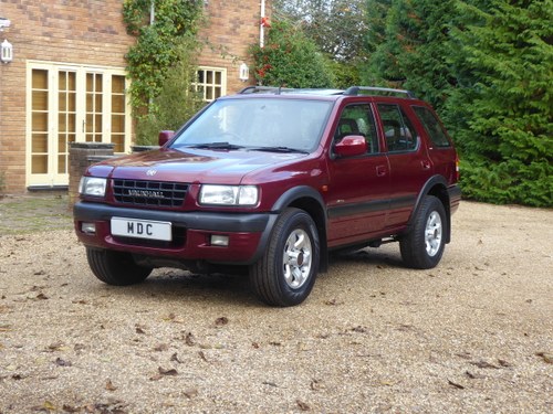 1999 Vauxhall Frontera 3.2 V6 Manual Low Mileage + Full History For Sale