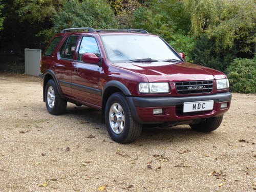 1999 Vauxhall Frontera 3.2 V6 Manual Low Mileage Full History 4WD For Sale