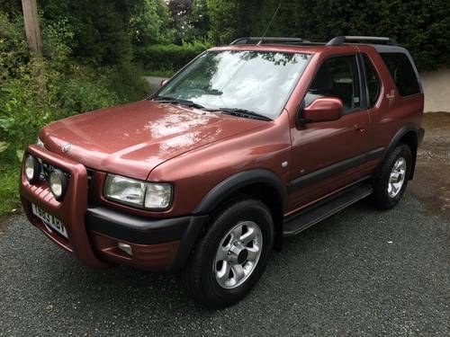 2001 Vauxhall Frontera 2.2dtci Sport RS Genuine low mileage SOLD