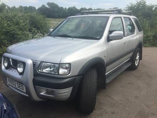 2002 Vauxhall Frontera 2.2 Diesel All Electrics are good  For Sale