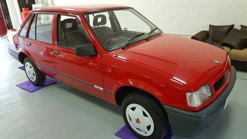 1991 Vauxhall Nova Spin 8124 miles In vendita