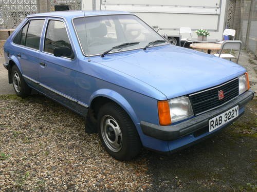 1983 Vauxhall Astra 1.6 S Automatic 14,000miles In vendita