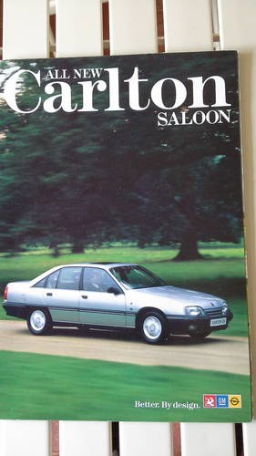 Vauxhall Carlton Brochure - 1986 For Sale