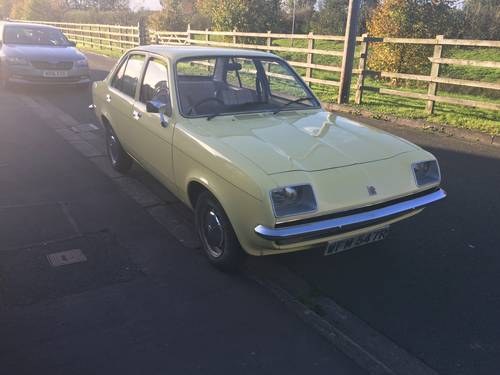 1977 Vauxhall chevette L 4500 miles from new SOLD