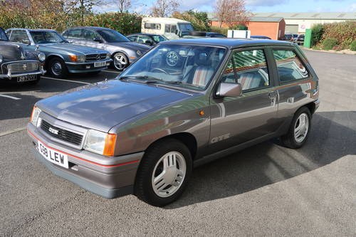 1989 Vauxhall Nova GTE 1.6i 3dr ONE OWNER  VENDUTO