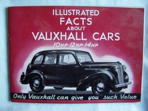 1939/1940VAUXHALL 10/12/14 CATALOGUE For Sale (picture 1 of 6)