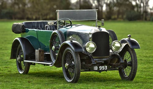 1920 Vauxhall D type tourer by Jackson Jones & Colins. SOLD