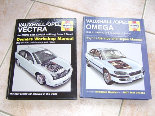 Workshop manuals ,Vauxhall Omega & Vectra In vendita