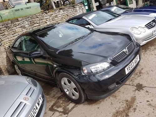 **APRIL AUCTION** 2003 Vauxhall Astra 16V Bertone For Sale by Auction