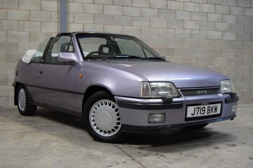 1991 Vauxhall Astra GTE Convertible with 23,562 miles  For Sale by Auction