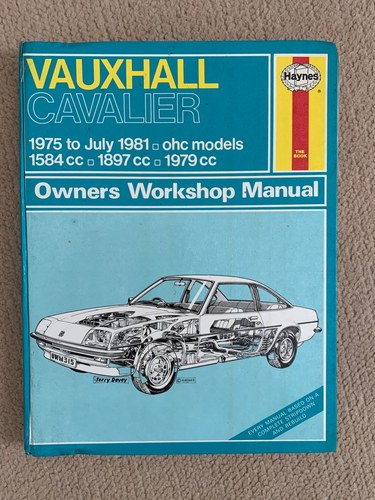 Classic Cavalier, Rear Wheel Drive - Haynes Repair Manual. For Sale