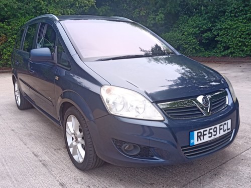 2010 Vauxhall Zafira Active Plus 1796cc Petrol Manual 5 Spee For Sale