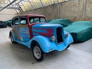 1938 Vauxhall 14 Hot Rod Rolling Shell Project For Sale