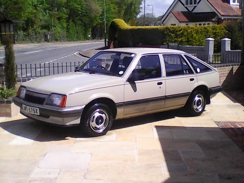 1982  Vauxhall Cavalier 1600 GL Auto Low Mileage ,New mot . For Sale