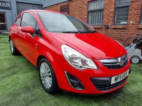 2011 VAUXHALL CORSA 1.2 EXCITE AC 3DR RED SOLD