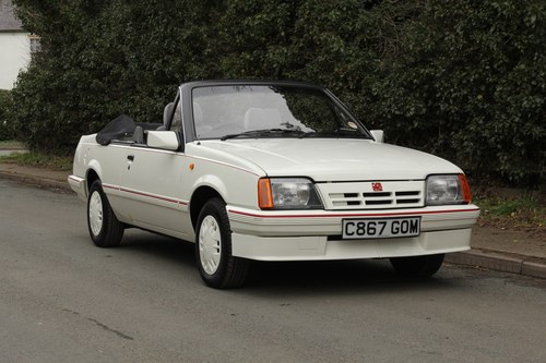 1985 Vauxhall Cavalier Convertible - 8500 Miles En Venta