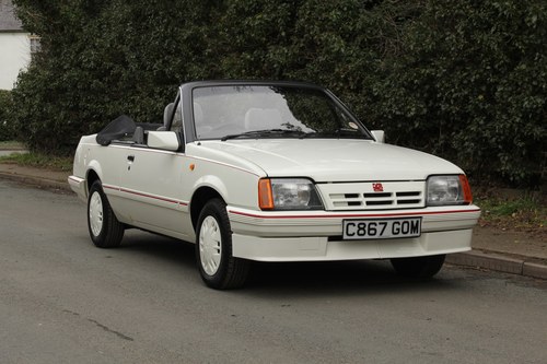 1985 Vauxhall Cavalier Convertible - 8500 Miles For Sale