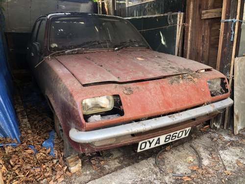 1980 Vauxhall Chevette Saloon 1.3 06/07/2022 For Sale by Auction