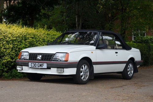 1986 Vauxhall Cavalier 1.8 injection Cabriolet - DEPOSIT TAKEN For Sale