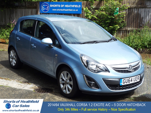 2014/64 VAUXHALL CORSA 1.2 EXCITE A/C For Sale (picture 1 of 12)