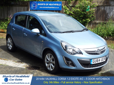 Picture of 2014/64 VAUXHALL CORSA 1.2 EXCITE A/C - For Sale