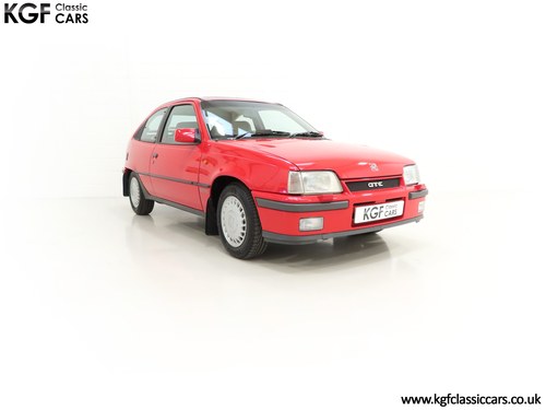 1987 A Vauxhall Astra GTE Mk2 8V with One Owner from New SOLD
