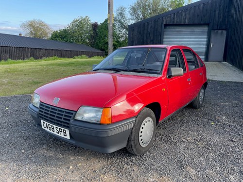 1986 Vauxhall Astra MK2 1.3L. Only 20250 miles. One owner.