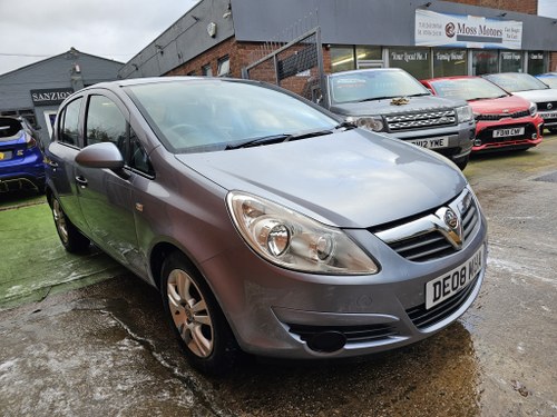 VAUXHALL CORSA 1.2 BREEZE 5DR Manual SILVER 2008 SOLD