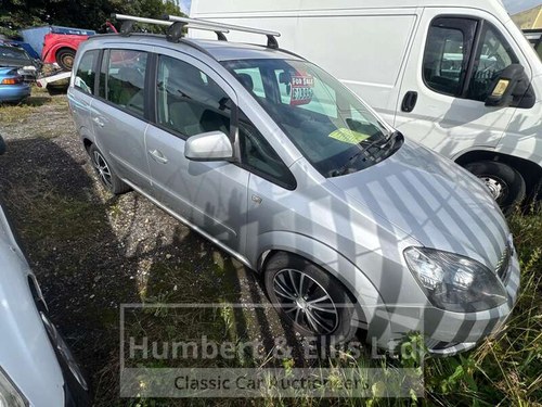 2013 VAUXHALL ZAFIRA EXCLUSIV Till salu på auktion
