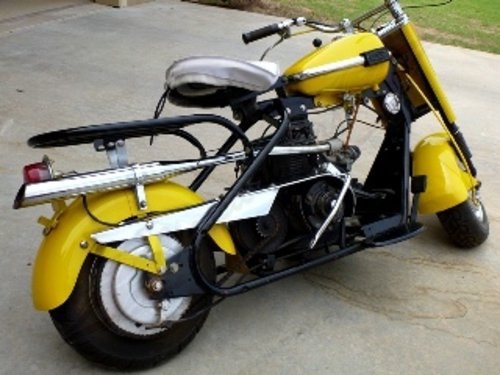 1962 Cushman Eagle = Rare + Clean Yellow Driver $6.8k For Sale