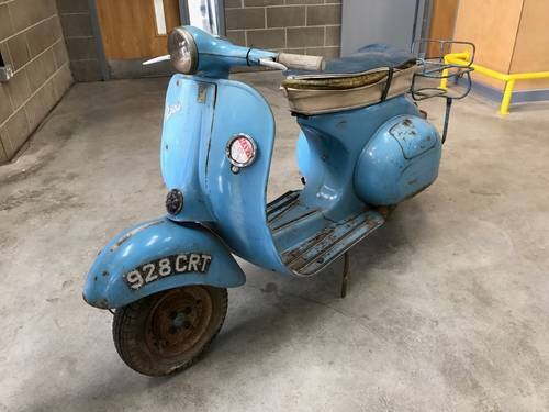 1959 Vespa VNB 125cc Scooter totally original barn find For Sale by Auction