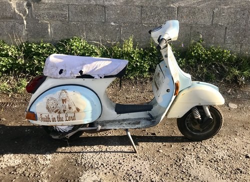 1983 Amazing vespa 125 with vintage livery signwriting SOLD