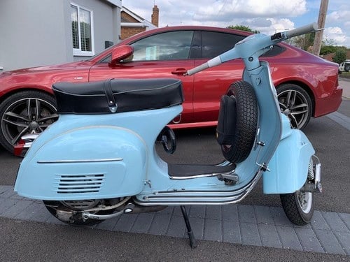 1967 Vespa 150 Sprint Blue, UK Registered as a 125 For Sale
