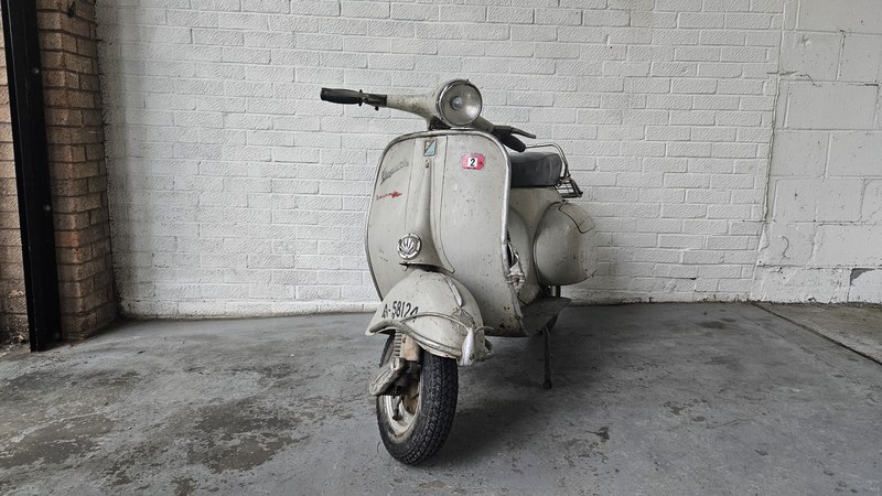 1961 Piaggio Vespa 150S Grey Manual, speed Right Hand Drive in