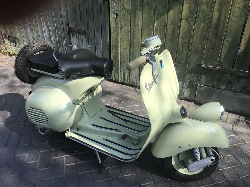 Vespa V14t Piaggio Vespa 1950 1953 Vespa V14T Green Manual, Speed