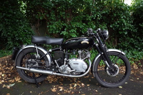 1951 Vincent Comet C. Matching numbers. For Sale