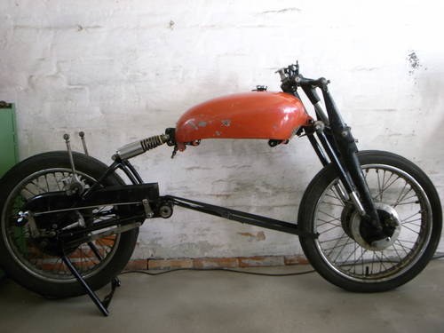 1952 VINCENT RAPIDE rolling chassis MATCHING # SOLD