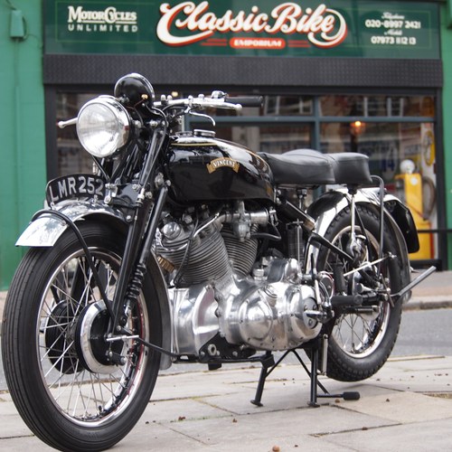 1954 Vincent Rapide Series C, Buff Logbook, SOLD TO MARK. SOLD