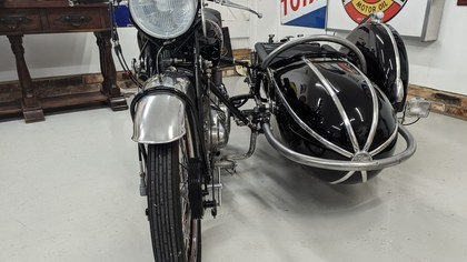 1948 Series B Rapide with sidecar
