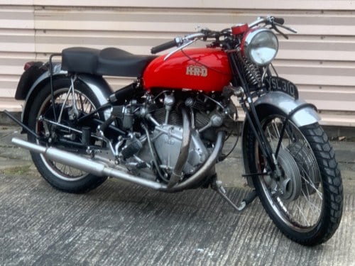 1948 Vincent Series-B Rapide Brampton Forks, Earlier C/Cases