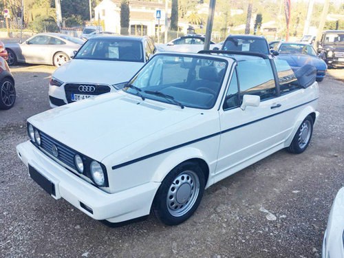 1991 Volkswagen Golf Cabriolet 1.8 90 Sport Line: 11 May 201 For Sale by Auction
