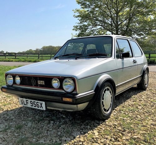 1981 Volkswagen Golf GTi Mark I with only 26,000 miles For Sale by Auction