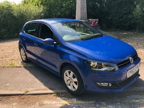 2012 Lovely VW Polo Match 60 in blue 1200cc only 24k SOLD