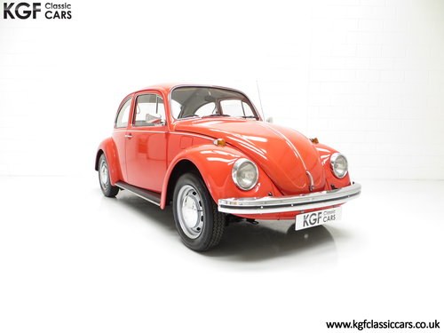 1972 An Amazing Volkswagen Beetle 1300 with Only 52,990 Miles VENDUTO