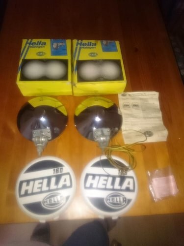 Hella 160 chrome chrome  driving lights In vendita